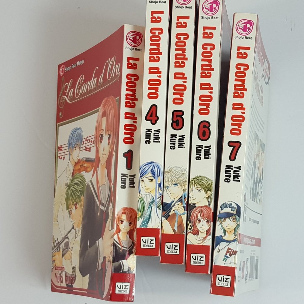 La Corda D'Oro Series Set vol. 1,4,5,6,7. For Teen